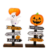 Halloween Pumpkin Letter Wooden Decoration