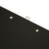 A4 Pure Black Acrylic Splint Clamp Writing Clipboard