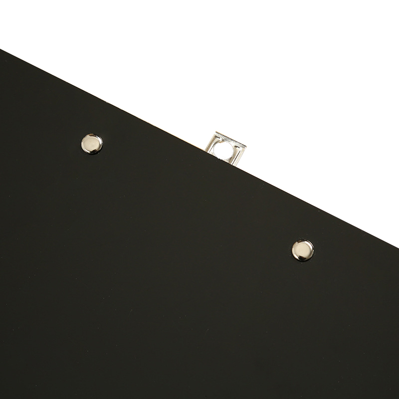 A4 Pure Black Acrylic Splint Clamp Writing Clipboard