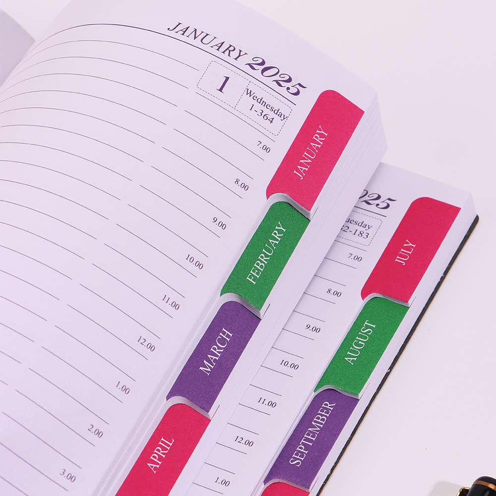 2025 Desk Diary Notebook