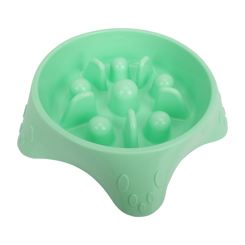 PP Material Slow Food Pet Bowl Healthy Design for Small Medium Size Dogs