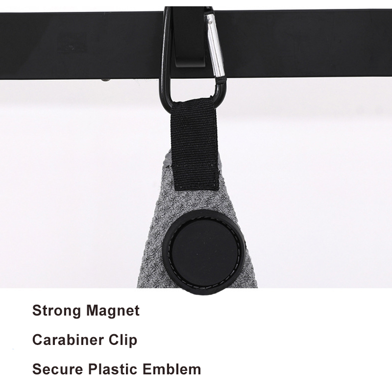 Microfiber Golf Towel with Magnetic and Carabiner
