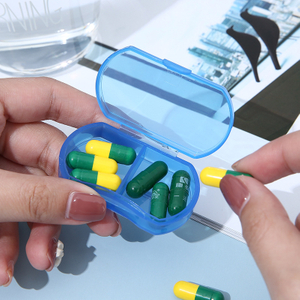 Pill Case Portable for Pocket Purse Briefcase Travel Pills Box Medicine Storage Container Earplug Case