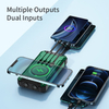 10000mAh Solar Power Bank with Wireless Charging