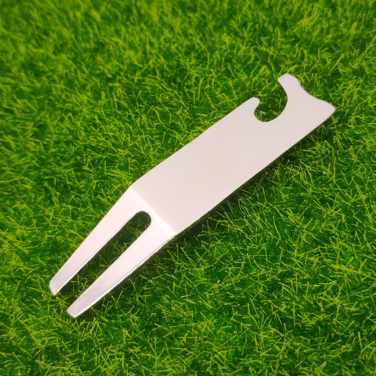 Zinc Alloy Golf Divot Tool with Bottle Opener