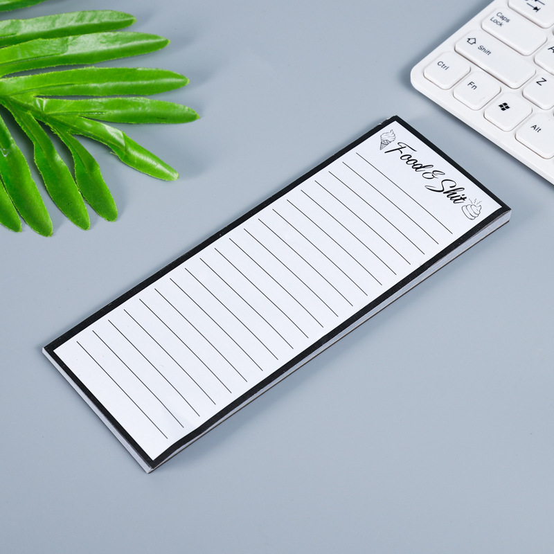 Magnetic Fridge Notepad with Full Soft Magnet Backing