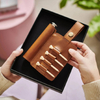 PU Leather 1oz Flask Case with Golf Tee Slots