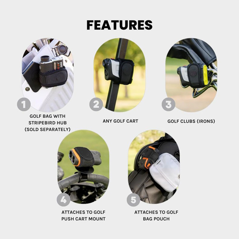 Neoprene Golf Rangefinder Strap with Magnetic