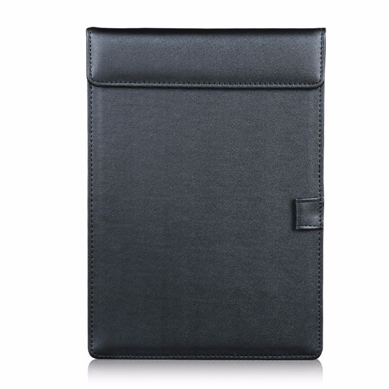 PU Leather Coffee Clipboard with Magnetic Clip Board. Premium Leather A4 Clipboard 