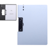 A4 Foldable Clipboard Folder with Metal Clip, PP Document Organizer for Office, Nursing, Restaurant.