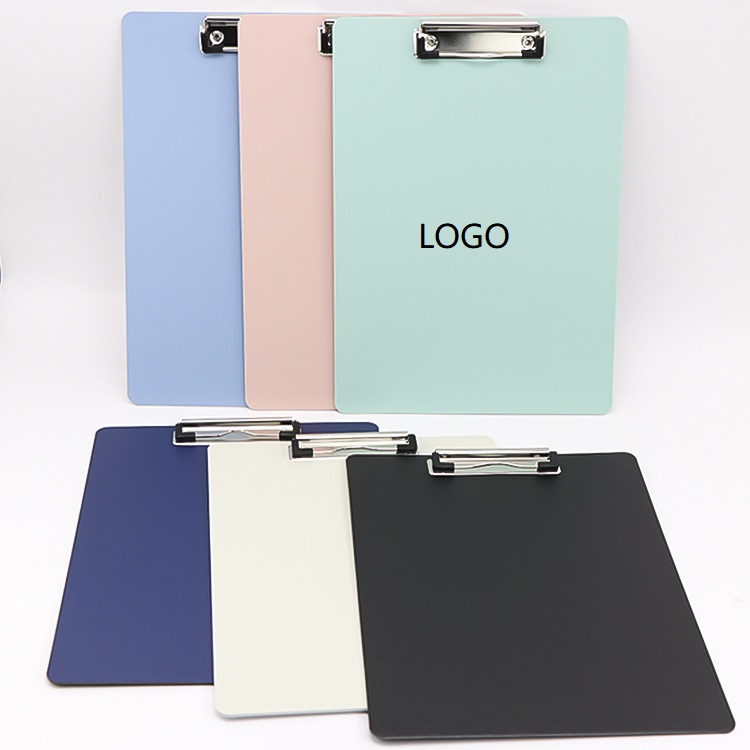A4 File Writing Board Clipboard Folder Document With Metal Clip for Business, Office, Nursing, Restaurant.