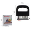 Meat Tenderizer With 48 Stainless Steel Ultra Sharper Needle Blades & Safety Lock For Tenderizing Beef Pork Turkey Chicken Steak