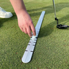 Golf Putting Alignment Ruler -- 35.6" x 1.6" Aluminum Stroke Guide Path and Face Alignment