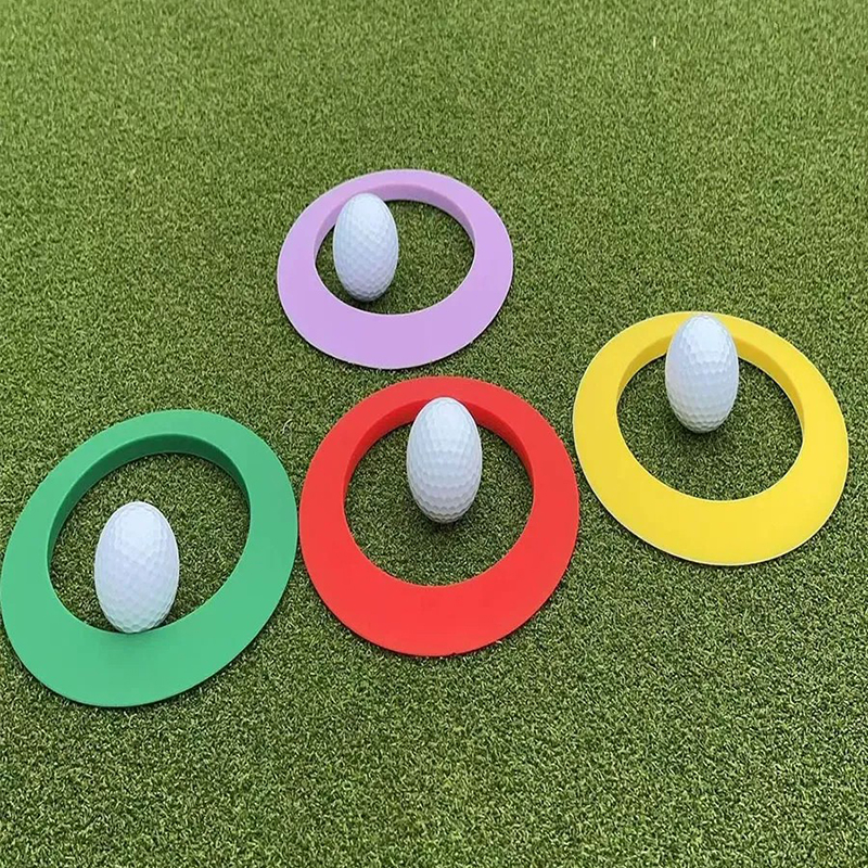 Portable Flexible Silicone Golf Putting Target Cup, 6.1"in Outer Diameter