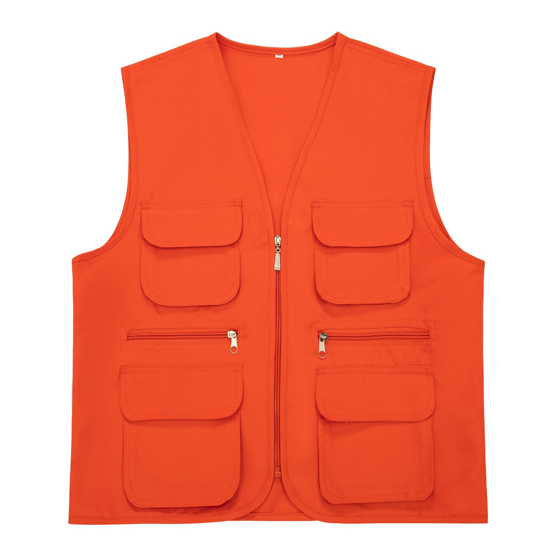 Supermarket Volunteer Activity Vest Multi-Pocket Waistcoat