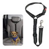 3-in-1 Dog Seatbelt with Adjustable Metal Buckle