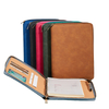 Multifunctional A5 Zipper Bag Loose-leaf Notebook 6 Rings Refillable Binder Business Notebook Journal