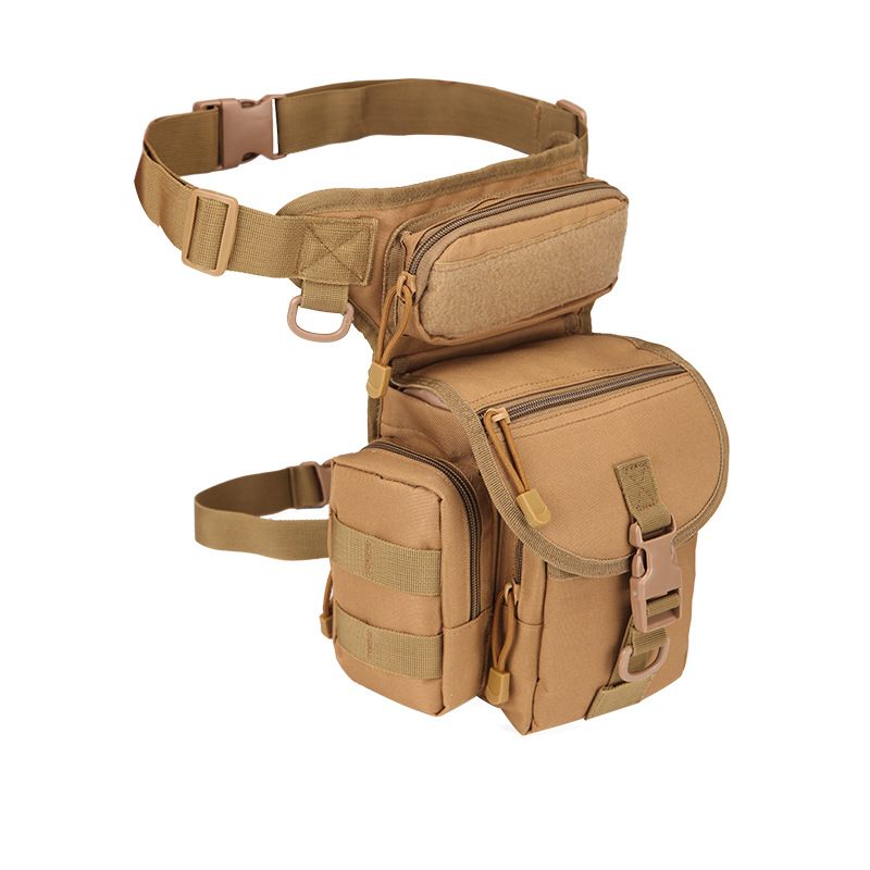 Tactical Drop Leg Bag For Men Black Crossbody Backpack Thigh Pouch Military Hunting Outdoor Sling Bags Motorcycle Tool Work Waist