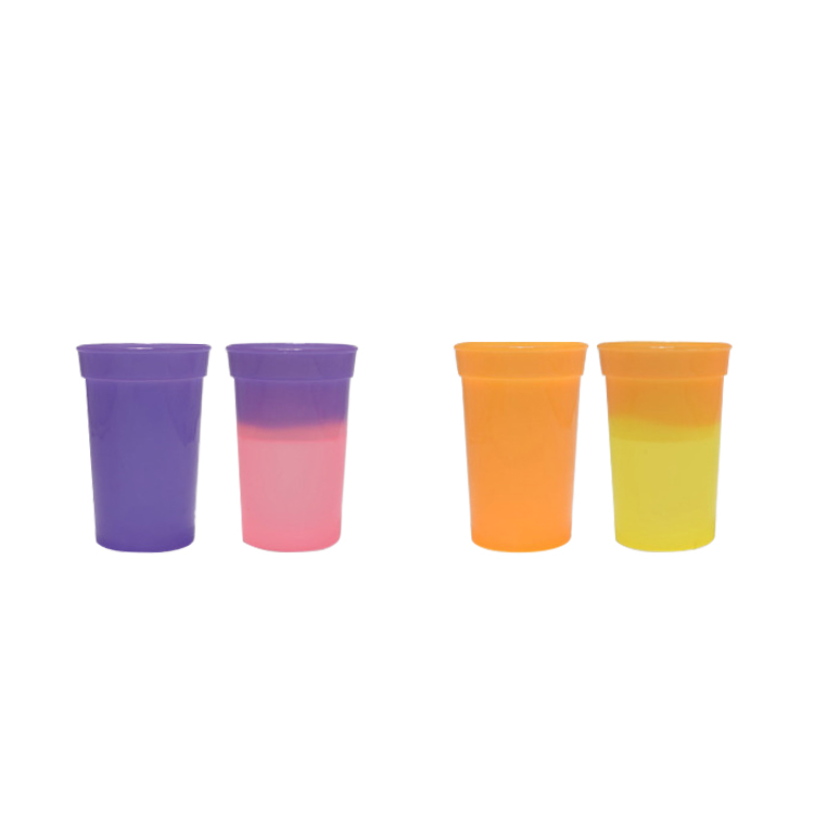 Emotional Temperature PP Color Change Cup Cold And Hot Change Plastic Color Change Cup