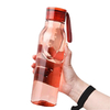 19 oz. Tritan Sports Water Bottle, Transparent Gym Plastic Bottles For Fitness, Durable, Leakproof, BPA-Free