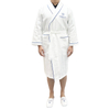 Lightweight Cotton Waffle Bathrobe with Soft Feel