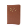 2025 Hardcover PU Leather Diary Notebook
