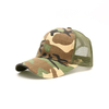 Cotton Twill Camo Mesh Snap Back Trucker Cap