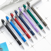 5.5-Inch Stylus Style Ballpoint Pen, 2-in-1 Touchscreen Tip Plastic Click-Action Ballpoint Pen