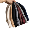 Solid Color Woolen Hat For Autumn And Winter