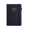 2025 A5 Hardcover Daily Planner Notebook