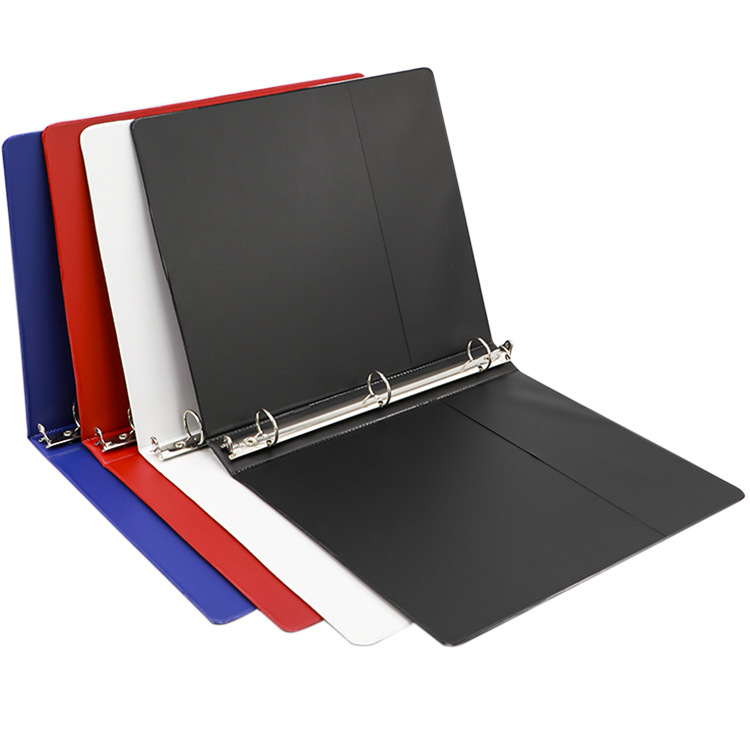 A4 Size Plastic 3 Ring Biners Folder Multi-functional Loose-leaf File Folder, Suitable for standard 3 Ring Binder