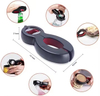 Stainless steel+PP+TRP 8-shaped 6-in-1 opener features a non-slip grip for effortless opening different sizes and types of lids