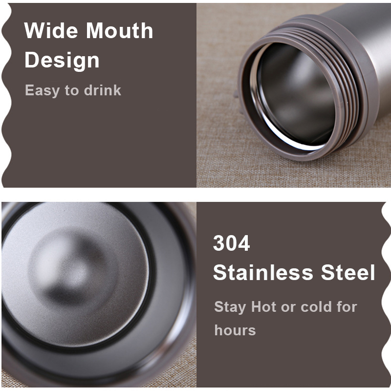 17OZ Stainless Steel Thermo Mug Double-wall Vacuum Insulated Flasks With Handle