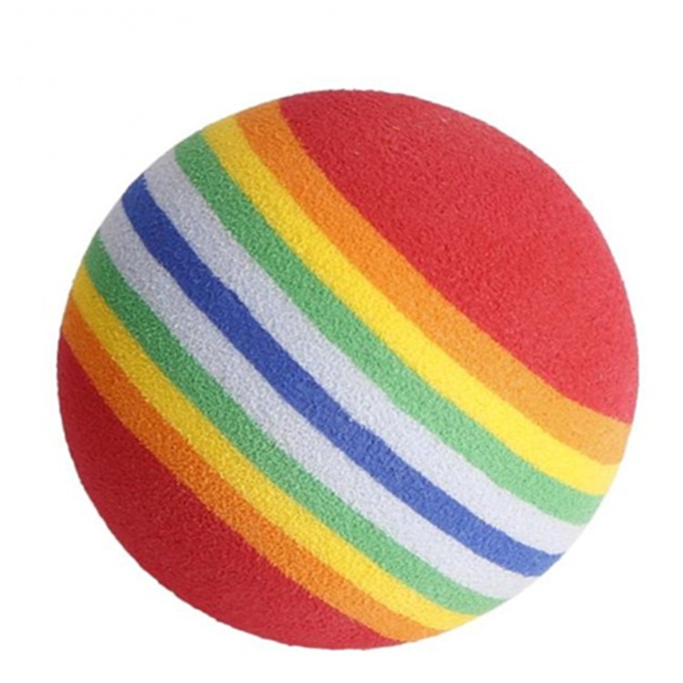 EVA Rainbow Foam Practice Golf Balls - Soft Foam Elastic Golf Balls for Indoor/Outdoor Training