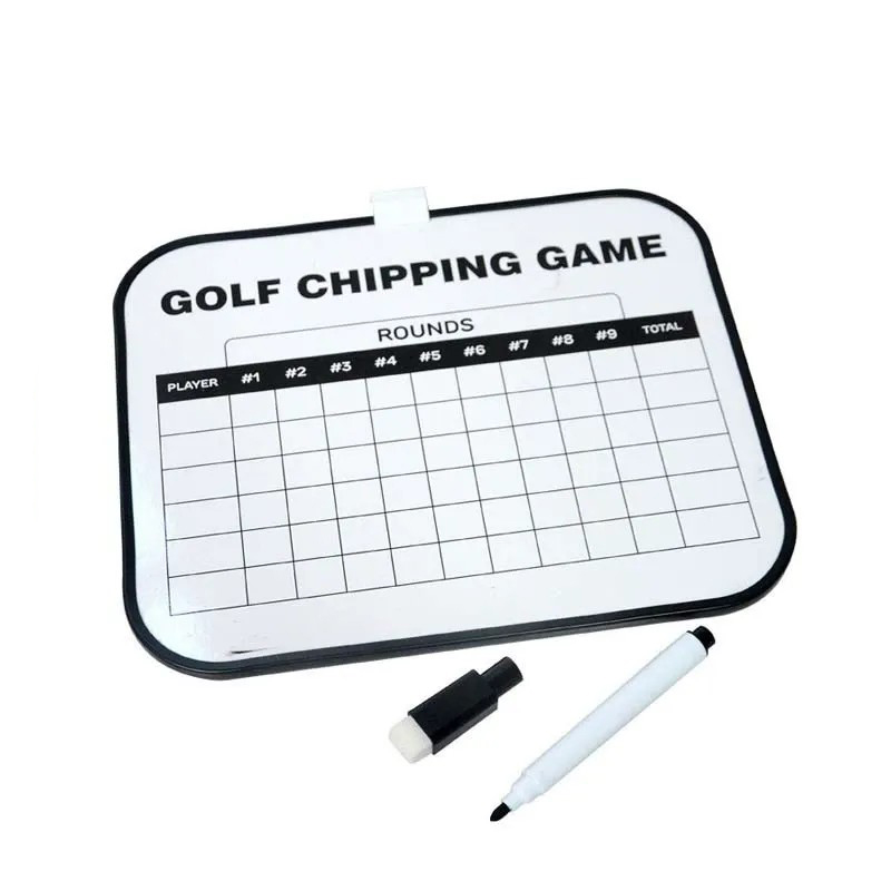 Dry-erase Golf Scoreboard (21.5 X 18.3 Cm) with Top-mounted Marker And Eraser