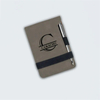 Pocket-size PU Leather Golf Scorecard Holder (12.5 X 8.5 Cm) with Side Pen Slot, Elastic Band Closure