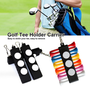 Durable ABS Golf Tee and Ball Marker Holder Set with Hook