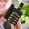 PU Leather 1oz Flask Case with Golf Tee Slots