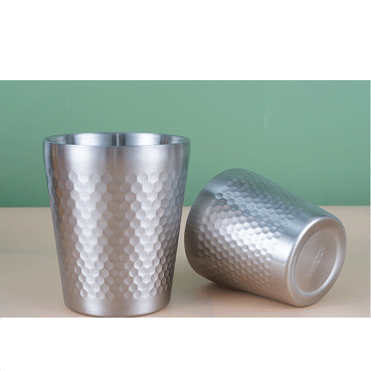 12-oz Diamond Hammer-textured Stainless Steel Insulated Cup