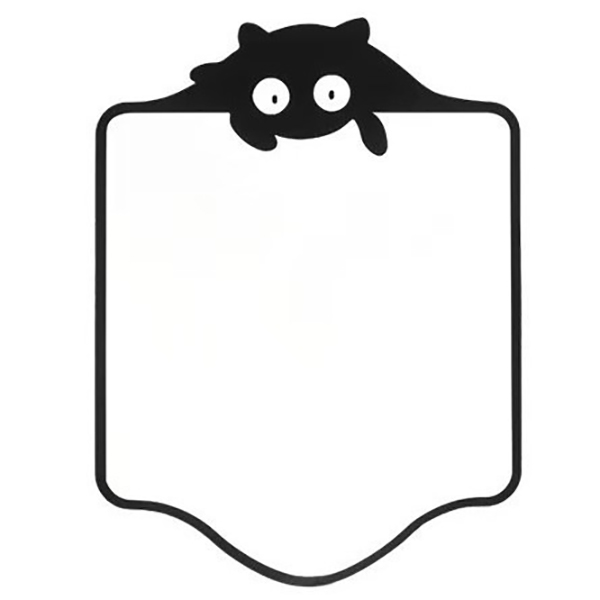 Custom Shaped Magnetic Fridge Message Board Dry Erase Pad