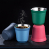 Mini Stainless Steel Espresso Cups Double Wall Vacuum Insulated 5.4oz Coffee Cup for Drinking Coffee Mug