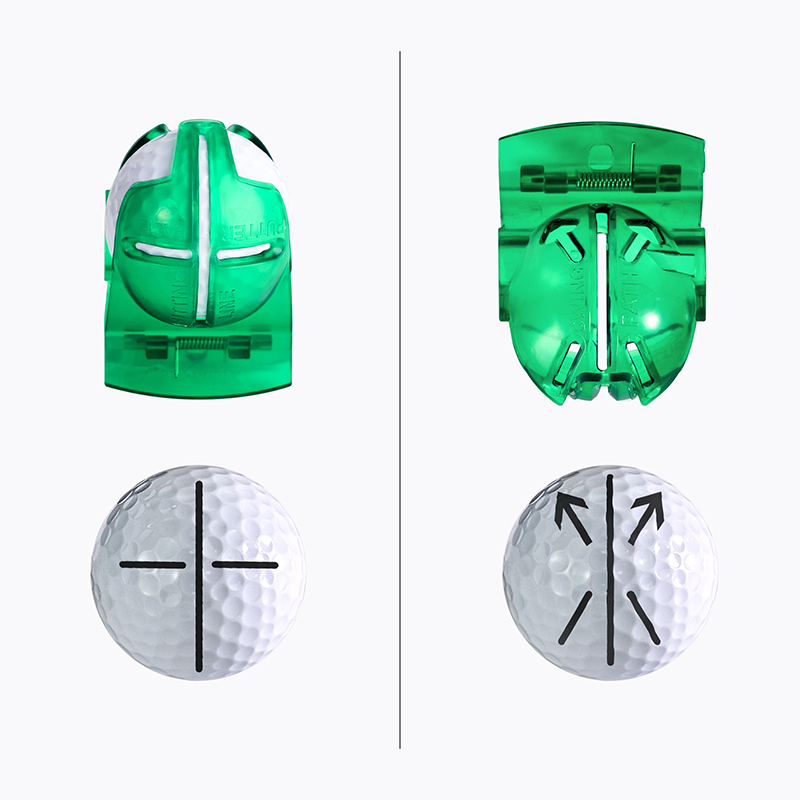 Golf Ball Straight Line Liner Drawing Marking Alignment for Putt Ball Marking Tools Fits in Golf Bag Easy to Carry on Golf Course