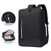 Large Capacity Men's Business Waterproof Laptop Backpack Fits 15.6 Inch Laptop, 12.2'' * 16.1''* 4.7'', Oxford Material
