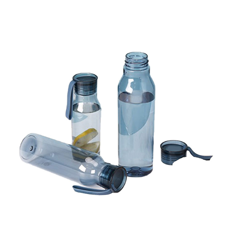 19 oz. Tritan Sports Water Bottle, Transparent Gym Plastic Bottles For Fitness, Durable, Leakproof, BPA-Free