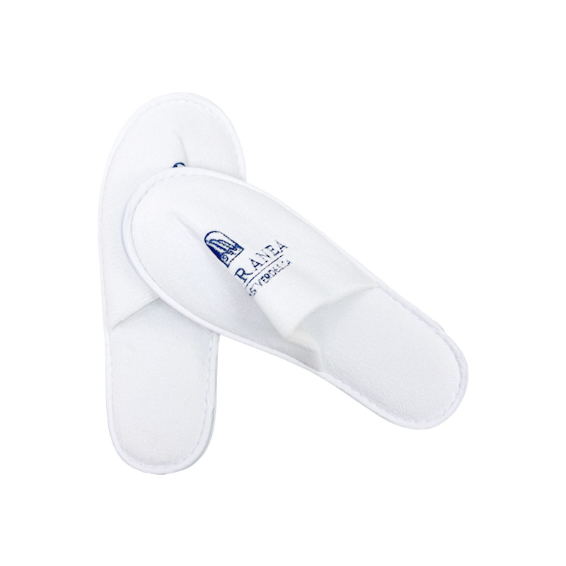 Non-Slip Closed-Toe Premium Coral Fleece Hotel Slippers