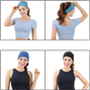 Wide Stretchy Lycra Elastic Sports Headband