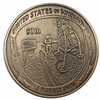 Two Sided Zinc Alloy Metal Tag