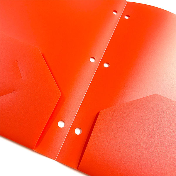 Plastic File Folders With Two Pockets and Business Slot for Letter Size A4 Documents Folders, Suitable for standard 3 Ring Binder