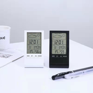 LCD Digital Temperature Humidity Meter Clock