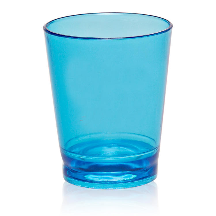 Mini Clear 1.5 oz. Plastic Shot Glasses - Ideal for Whiskey, Wine Tasting